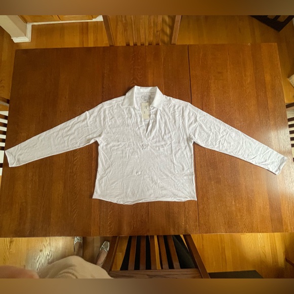 Evereve Tops - White Long Sleeve Women's Top